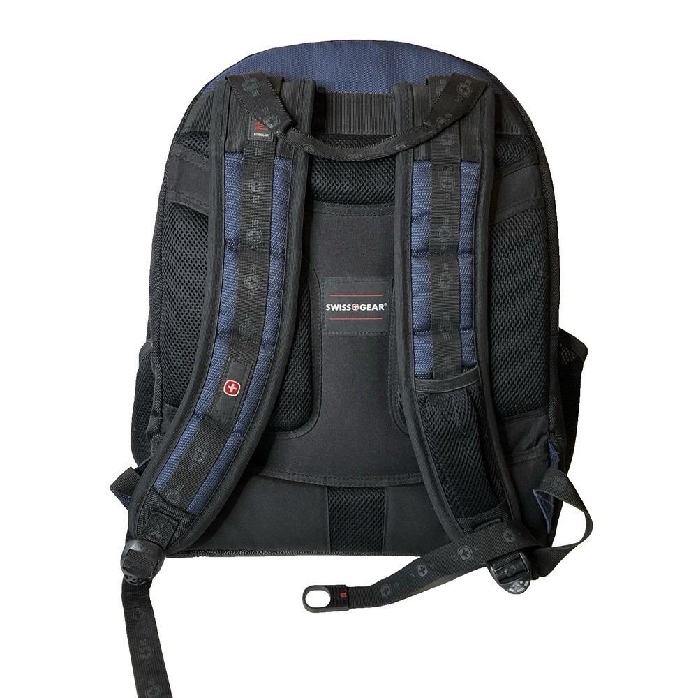 Wenger Swiss Gear Ibex 17-Inch Laptop Scansmart Backpack Bag Blue Travel School - Picture 5 of 13